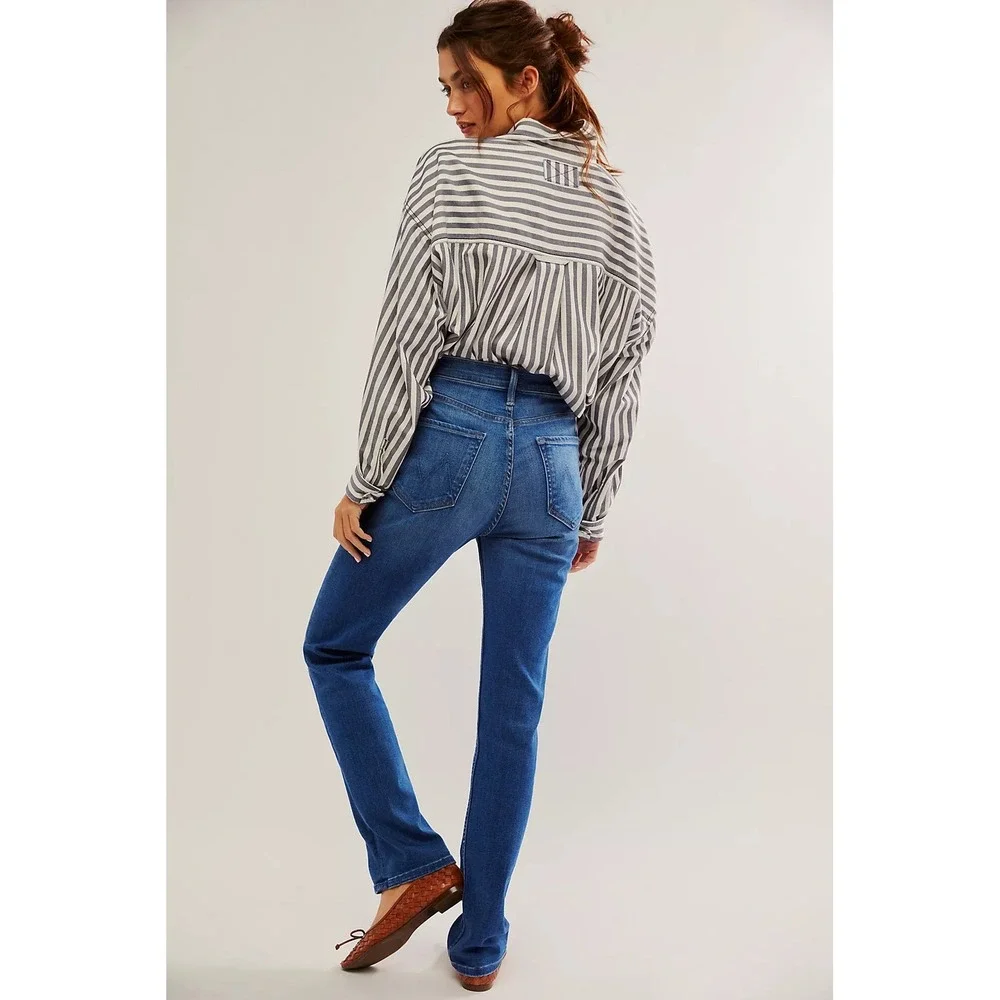 MOTHER High Waisted Rider Skimp Jeans Blue Size 26